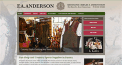 Desktop Screenshot of faanderson.co.uk